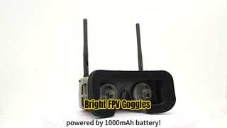 FPV Drone-bril Inch 8-kanaals helder display
