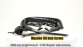 Gigantische 143 inch AR-bril 1080p HDMI