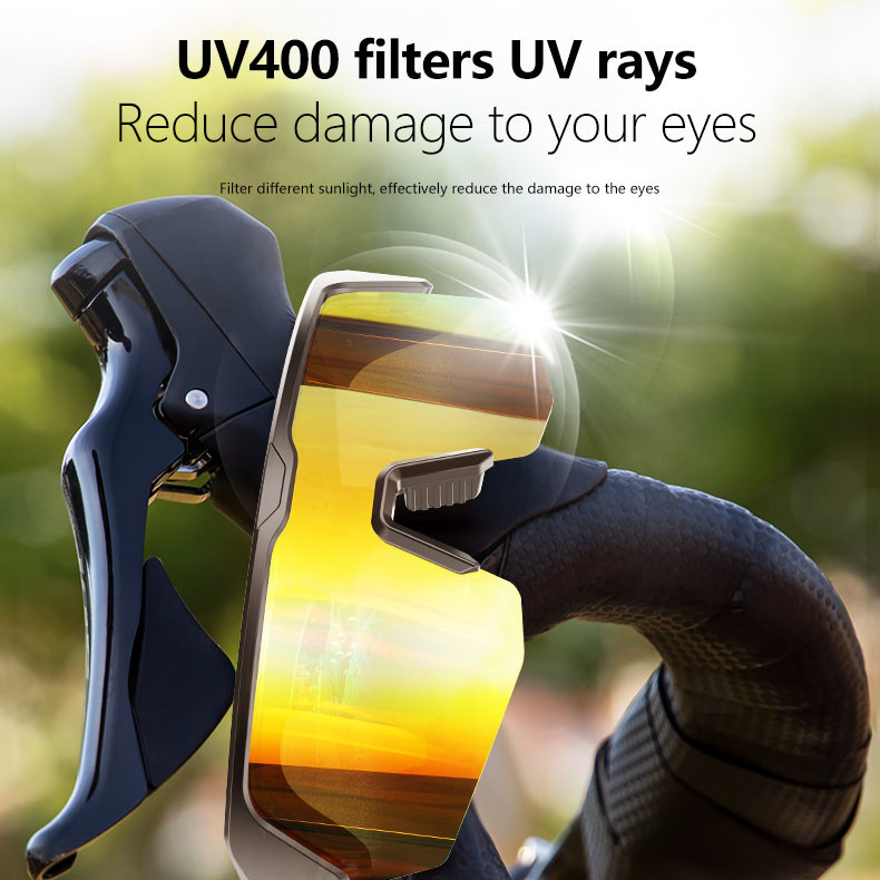 UV 400 Sport Bluetooth Rijbril Bluetooth 5.3 Batterij 50 uur Fietsen