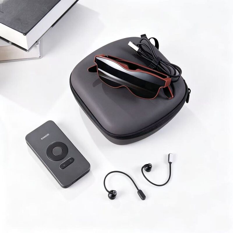 3840 * 1080 Resolutie 70° FOV Hoofdmontage Display met +2.0D~-6.0D Diopter - AR Smart Glasses