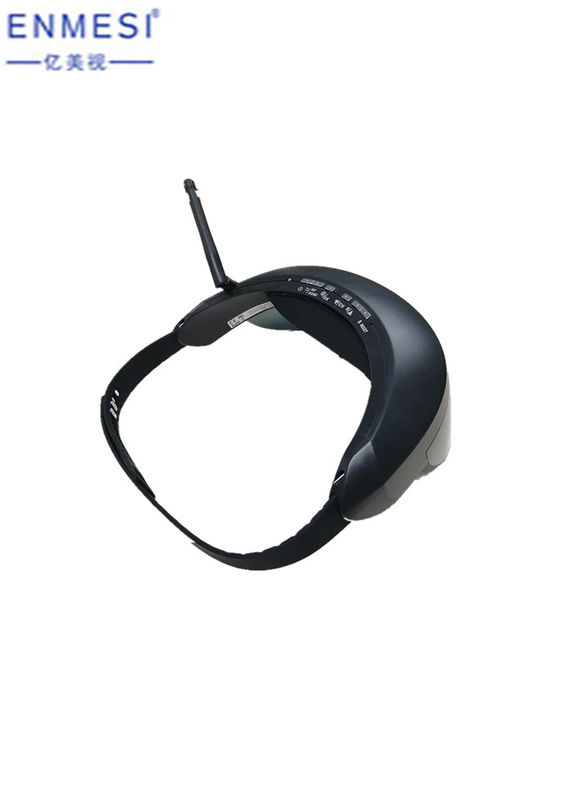 HDMI 5.8G voerde Beschermende brillen van de Hoge Resolutie de Éénogige FPV Hommel voor het Doordringen van Onbemand Luchtvoertuig in