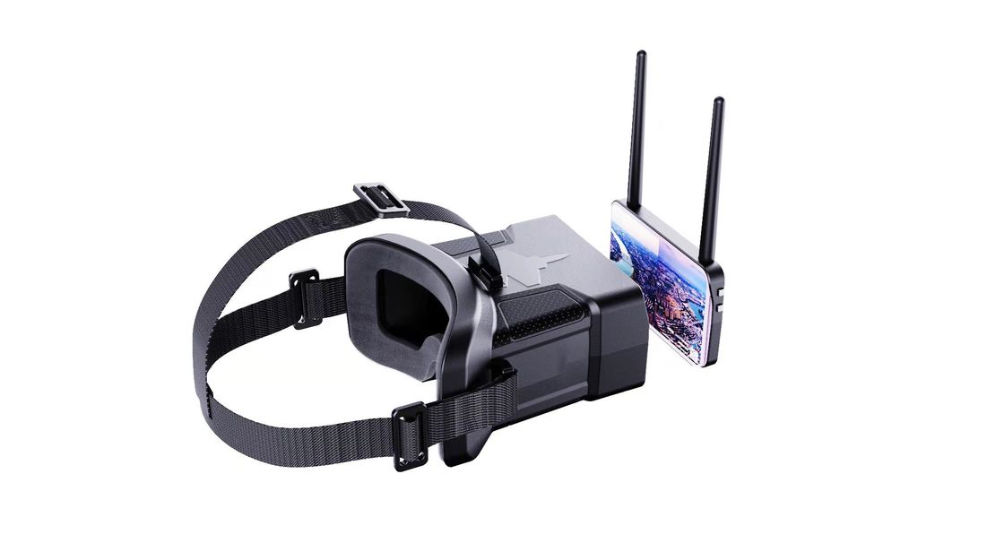 480x272 HD Resolutie 0-120° FOV FPV Goggles met 600mAh Batterij voor Drone Headset