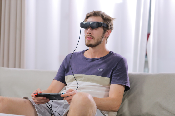 1080P 3D-brillen HDMI & TYPE C 1800 Nits VR Smart Glasses voor video / games