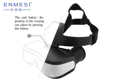 Het virtuele de Hoge Resolutie Dubbele Scherm van Head Mounted Display van de Werkelijkheidshelm 3D