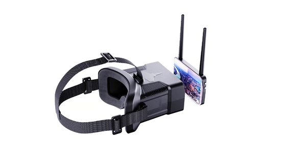 480x272 HD 0 - 120 Kleine FPV Beschermende brillen van Graadgezichtsveld voor Nachtvisie